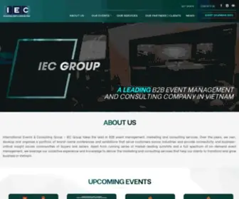 IecGroup.com.vn(International events & consulting group) Screenshot
