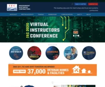 Ieci.org(Independent Electrical Contractors) Screenshot