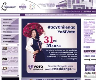 Iecm.mx(Instituto Electoral de la Ciudad de México IECM) Screenshot