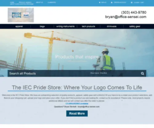 IecPridestore.com(IEC Pride Store) Screenshot