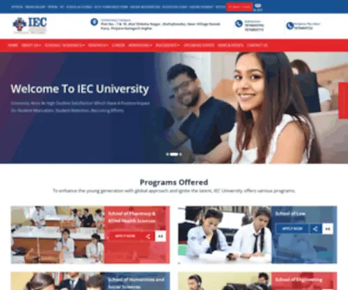Iecuniversity.ac.in(Iecuniversity) Screenshot