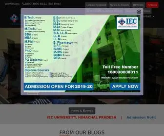 Iecuniversity.com(IEC University Home) Screenshot