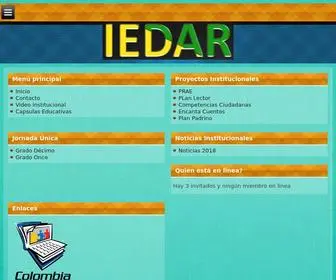 Iedar.edu.co(Inicio) Screenshot