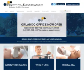 Iedhh.com(Institute of Endocrinology) Screenshot