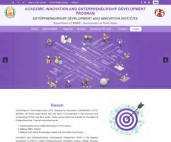 Iedp-Ediitn.in(IEDP Programme of Entrepreneurship Development and Innovation Institute) Screenshot