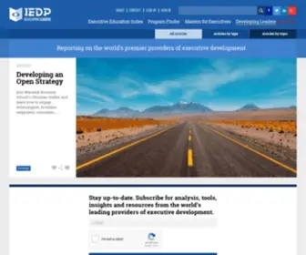 Iedp.com(Developing Leaders) Screenshot