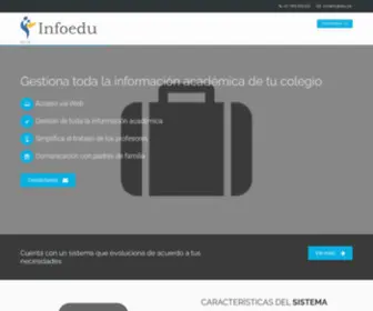 Iedu.pe(Bienvenido a InfoEdu) Screenshot