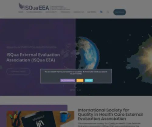 Ieea.ch(The International Society for Quality in Health Care) Screenshot