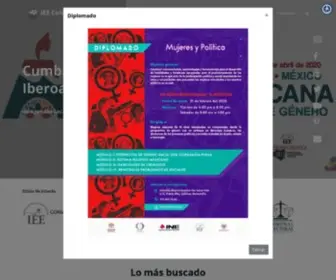 Ieecolima.org.mx(Instituto Electoral del Estado de Colima) Screenshot