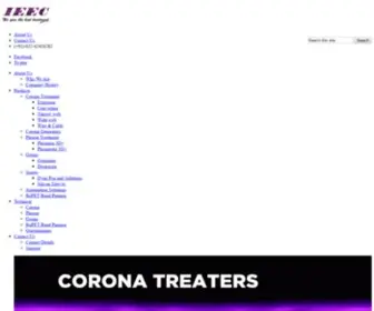 IeecPe.com(Corona Treatment systems & System Automation) Screenshot