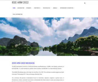 Ieee-ARM.org(ICARM 2023) Screenshot
