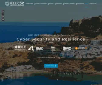Ieee-CSR.org(IEEE International Conference on Cyber Security and Resilience) Screenshot