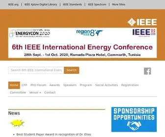 Ieee-Energycon2020.org(2020, Ramada Plaza Hotel, Gammarth, Tunisia 6th IEEE International Energy Conference (ENERGYCon)) Screenshot