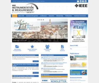 Ieee-IMS.org(IEEE Instrumentation & Measurement Society) Screenshot