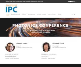 Ieee-IPC.org(Annual Meeting of the IEEE Photonics Society) Screenshot