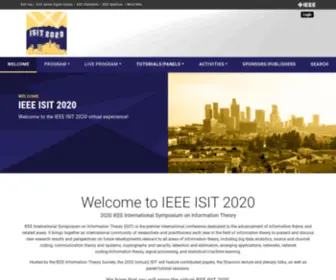 Ieee-Isit-Virtual.org(Ieee Isit Virtual) Screenshot