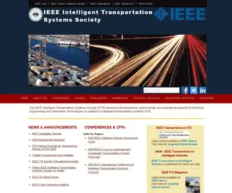 Ieee-ITSS.org(IEEE Intelligent Transportation Systems Society) Screenshot