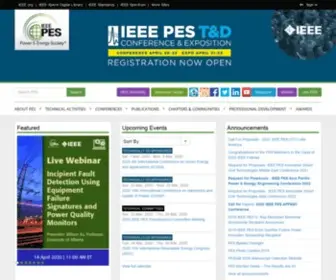 Ieee-PES.org(IEEE Power & Energy Society) Screenshot