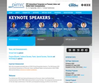 Ieee-Pimrc.org(IEEE PIMRC'14 Conference) Screenshot