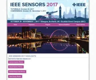 Ieee-Sensors2017.org(About Us) Screenshot