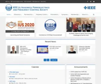 Ieee-UFFC.org(IEEE UFFC) Screenshot