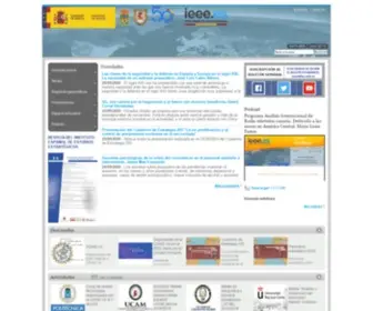 Ieee.es(Instituto Español de Estudios Estratégicos) Screenshot