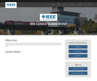 Ieeecarleton.ca(IEEE Carleton University) Screenshot