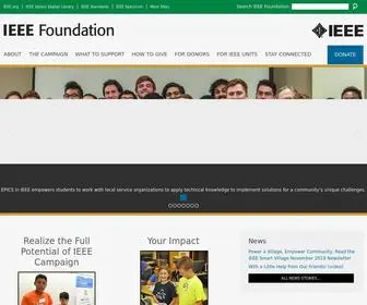 Ieeefoundation.org(Home PageIEEE Foundation) Screenshot