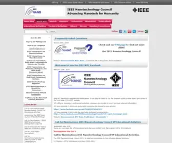 Ieeenano.org(IEEE Nanotechnology Council) Screenshot