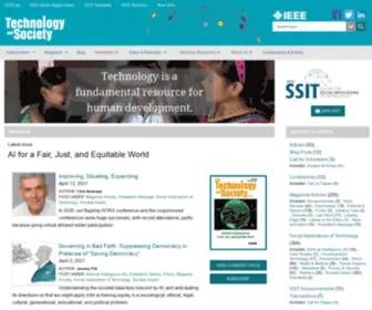 Ieeessit.org(IEEE Technology and Society) Screenshot