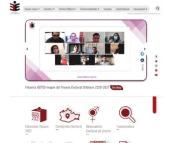 Ieepco.org.mx(Instituto Estatal Electoral y de Participaci) Screenshot