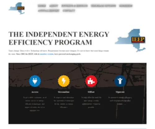 Ieepny.com(New York municipal utilities creating and discovering smart energy solutions) Screenshot