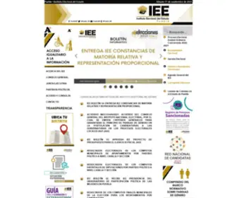 Ieepuebla.org.mx(Instituto Electoral del Estado) Screenshot