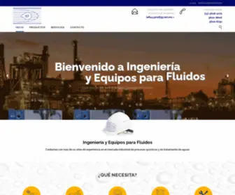 Ieflu.com.mx(Ingeniería y equipos para fluidos) Screenshot