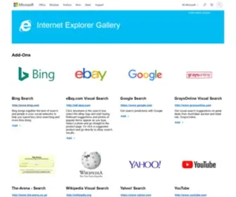 Iegallery.com(Internet Explorer Gallery) Screenshot