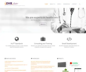 Iehr.eu(Interoperability of electronic health records) Screenshot