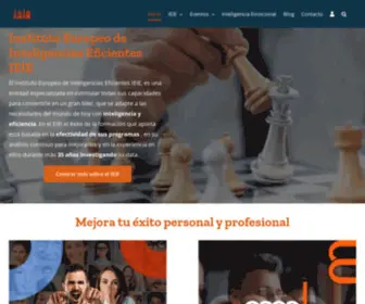 Ieie.eu(Instituto Europeo de Inteligencias Eficientes) Screenshot