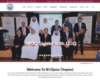 Iei.qa(IEI Qatar) Screenshot