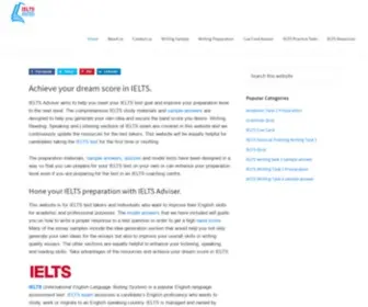 Ielts-Adviser.com(IELTS Exam Writing Preparation Material) Screenshot