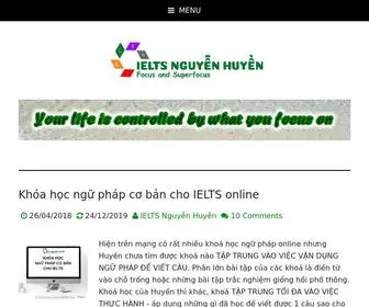 Ielts-Nguyenhuyen.com(Chia sẻ kinh nghiệm luyện thi IELTS) Screenshot