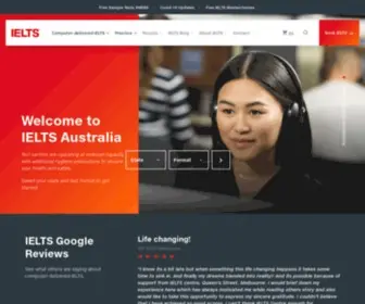 Ielts.com.au(Official IELTS Australia) Screenshot