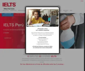 Ielts.com.pe(Ielts) Screenshot