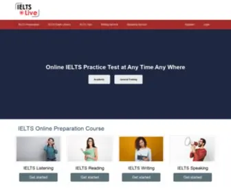 Ielts.live(Free IELTS online practice test) Screenshot