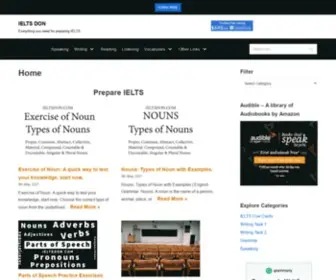 Ieltsdon.com(Prepare IELTS Listening Speaking Writing Reading) Screenshot
