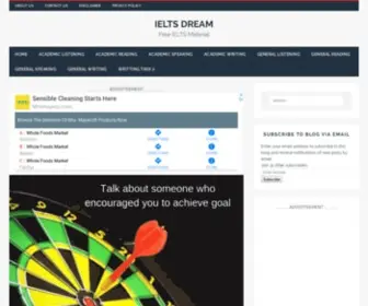 Ieltsdream.com(IELTS DREAM) Screenshot