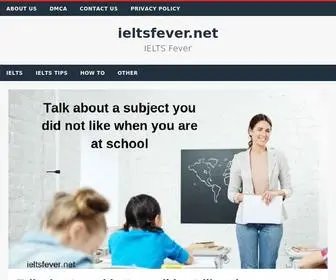 Ieltsfever.net(IELTS Fever) Screenshot