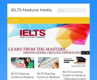 Ieltsmadurai.org(IELTS Training Centre in Madurai) Screenshot