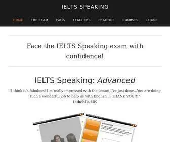 Ieltsspeaking.co.uk(Face the IELTS Speaking exam with confidence) Screenshot