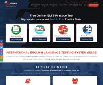 Ieltstutorials.online(Start Free IELTS Exam Preparation Online) Screenshot
