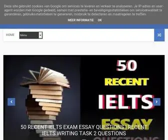 Ieltsupdatesandrecentexams.com(IELTS Updates And Recent Exams) Screenshot